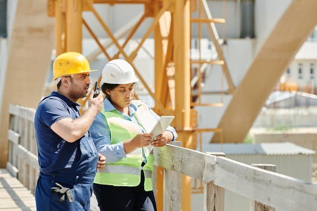 Construction team
